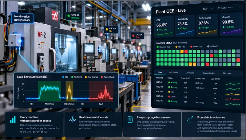 OEE Across 100+ Machines